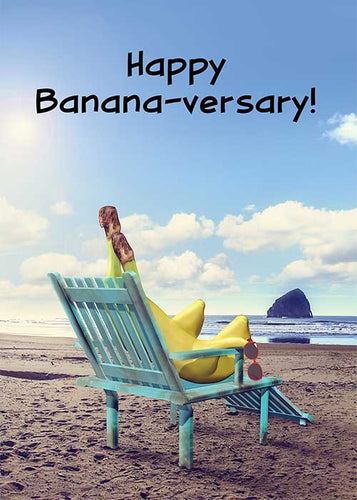 Happy Banana-versary Anniversary Card