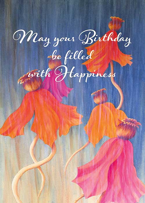 Filled with Happiness Nature Birthday Card