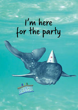 Funny Whale Birthday Card