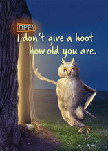Funny Owl Birthday Card