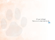Treat Yo Self! Dog Birthday Card