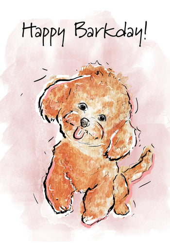 Happy Barkday! Dog Birthday Card