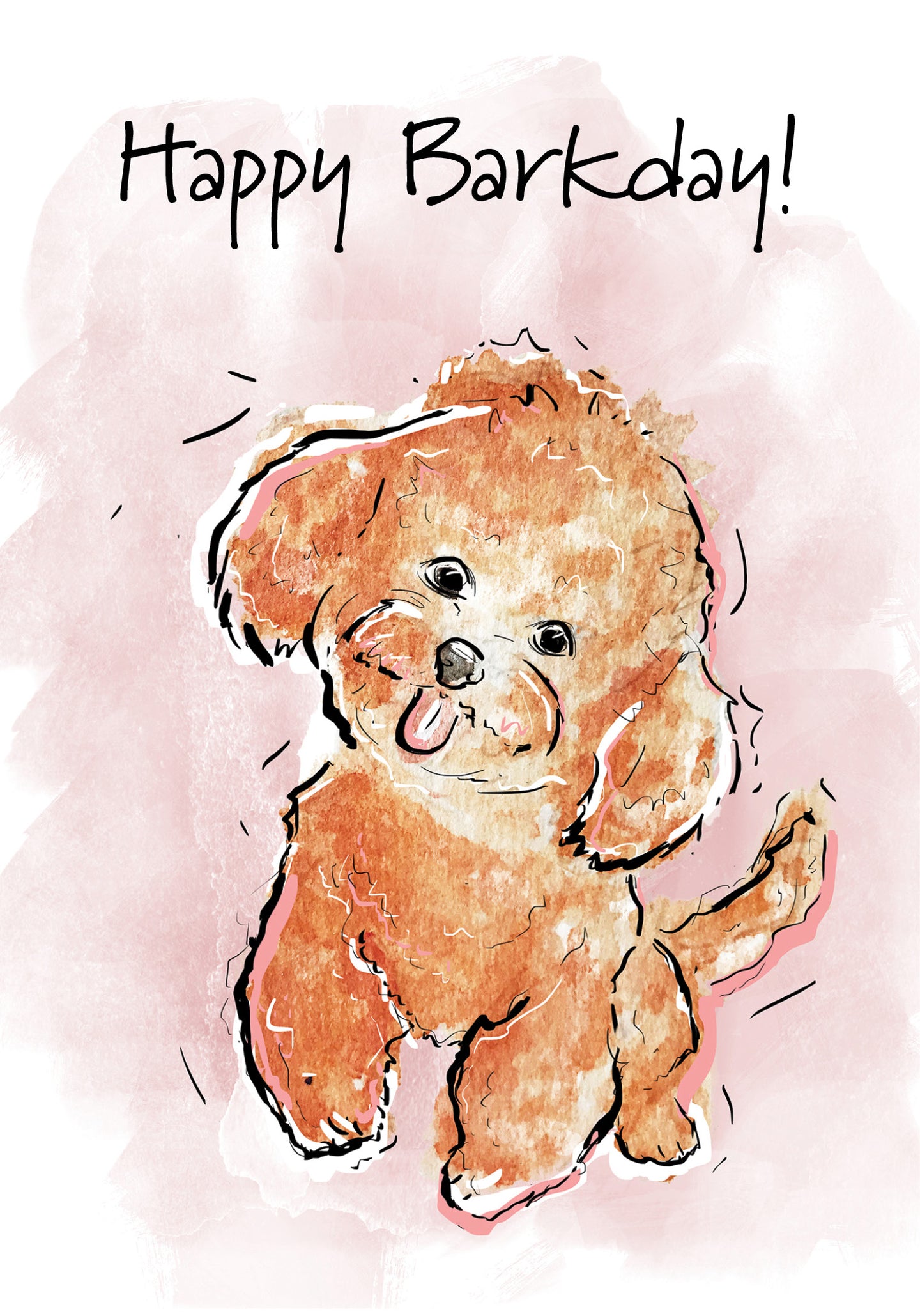 Happy Barkday! Dog Birthday Card