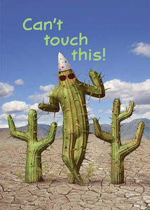 Can't Touch This Cactus Birthday Card