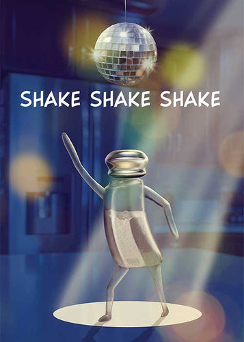 Shake, Shake, Shake Birthday Card