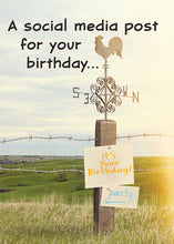 A Social Media Post for your Birthday... Birthday Card
