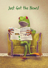 Funny Frog Congratulations Card