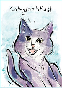 Cat-gratulations Cat Congratulations Card
