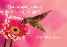Colors of the Spirit Hummingbird Friendship Card