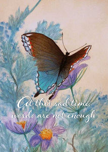 Butterfly Sympathy Card by Kim Whittemore